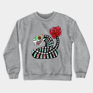 Dia de los Muertos Snake Crewneck Sweatshirt